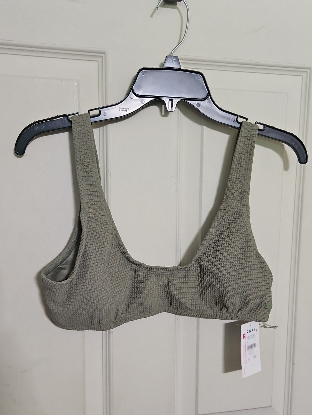 Roxy Women's Essaouira Bralette BIKINI TOP: GREEN: NEW WITH TAGS: SIZE XL